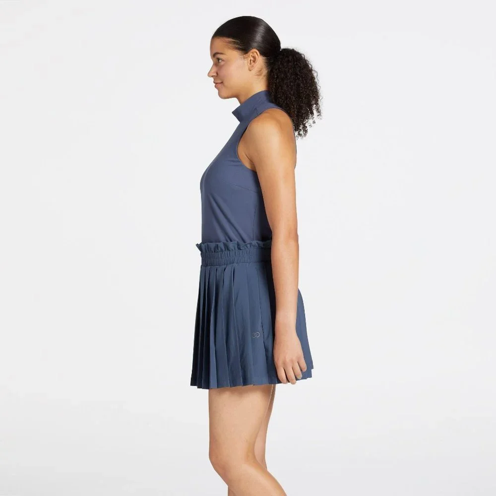 NWT CALIA Women's Golf Mixed Media Sleeveless Dress - Picture 4 of 5